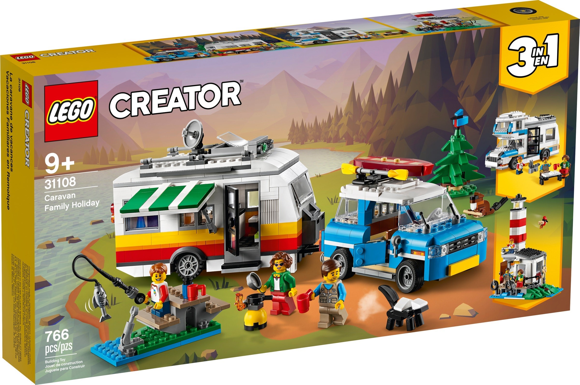 LEGO Creator 31052 pas cher, Le camping-car